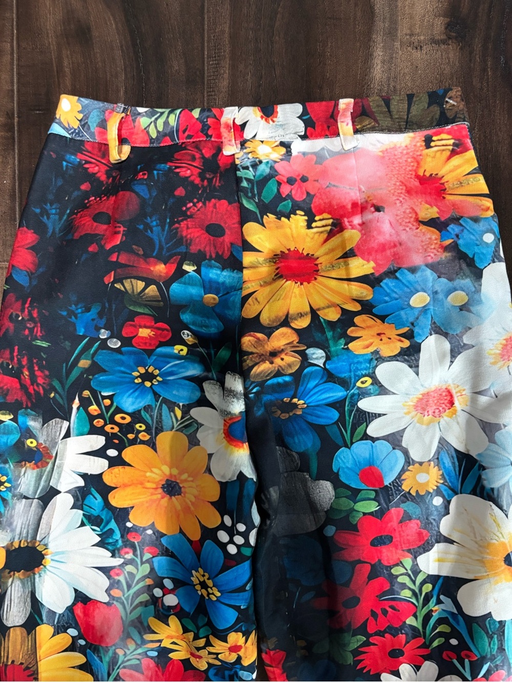 Floral Wide-Leg Pants New - Picture 4 of 6